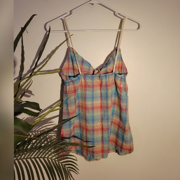 Volcom plaid tank top - Picture 2 of 3